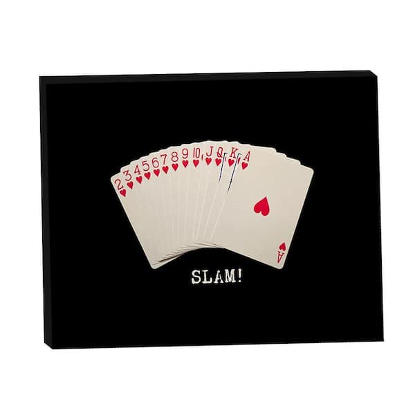 VENICE BEACH Collections Bridge Hand Playing Cards Slam by Grotto Studios 1-Piece Unframed Graphic Print Abstract 20 in. x 16 in.