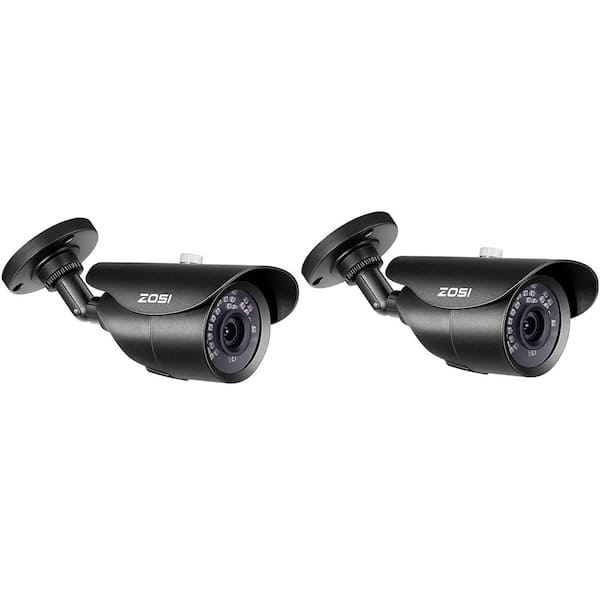 ZOSI 4-In-1 Wired 1080P HD Outdoor Home Bullet Security Camera Compatible with TVI/AHD/CVI Analog DVR