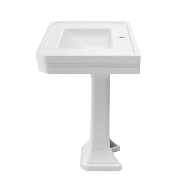 base 148センチ DreamLine Aqua 32 in. L x 22 in. W Pedestal Bathroom Sink Base in