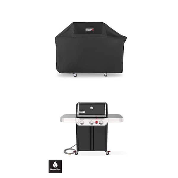 Genesis E-325 3-Burner Natural Gas Grill with Sear Zone and Premium Grill Cover