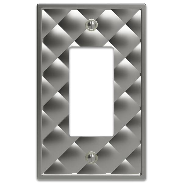 Hampton Bay Hancock Satin Nickel 1Gang Decorator/Rocker Wall Plate