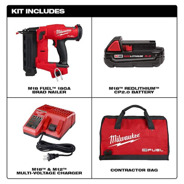 milwaukee m18 fuel gen 2 brad nailer