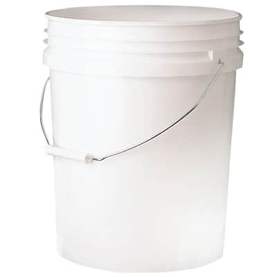 5-Gallon Bucket Home Depot Homer Plastic Utility Orange Pail Heavy