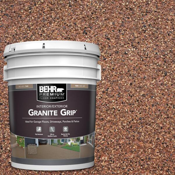 BEHR PREMIUM 5 Gal. #GG-09 Sunset Ridge Decorative Flat Interior/Exterior Concrete Floor Coating