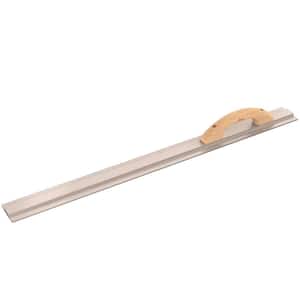 36 in. x 3-1/8 in. Straight Magnesium Darby with Wood Handle