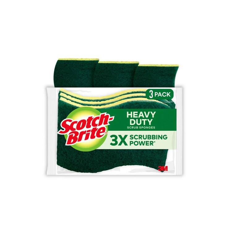 Scotch-Brite Heavy-Duty Scrub Sponge (3-Pack)