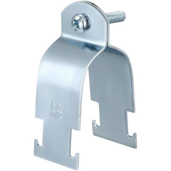 1-1/2 in. Universal Strut Clamps for Strut Channel Accessory Electro Galvanized Rigid Pipe with Bolt and Nut, 100-Packs