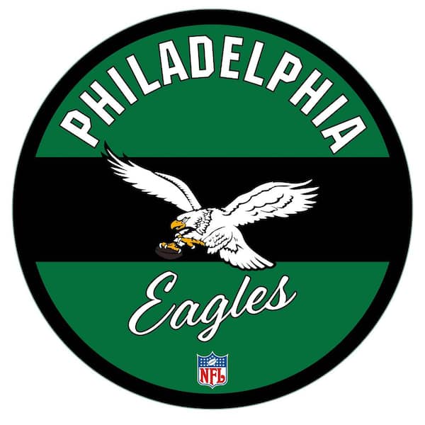 Evergreen Philadelphia Eagles Vintage Round 23 in. Plug-in LED Lighted Sign