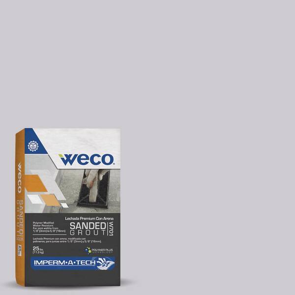 WECO W-701 Frost Gray 25 lbs. Premium Sanded Grout for Wall and Floor