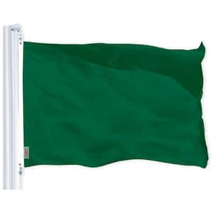 3 ft. x 5 ft. Polyester Dark Green Printed Flag 150D BG 1PK