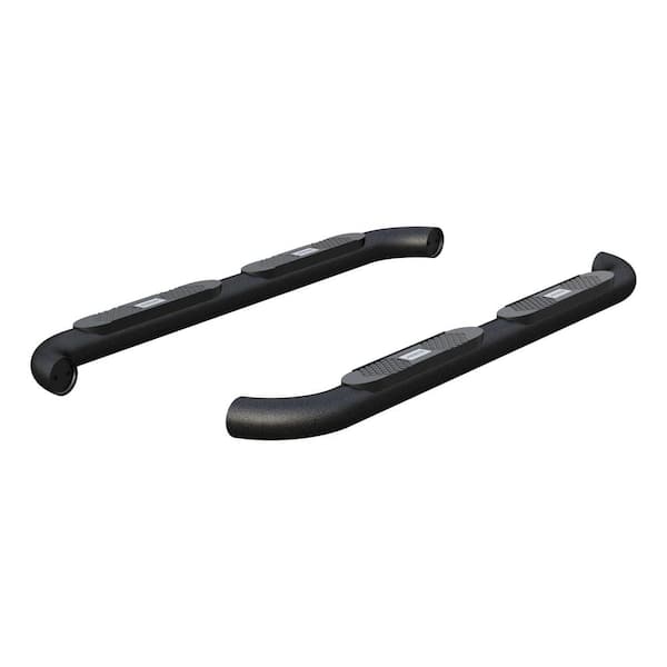 Big Step 4-Inch Round Black Aluminum Nerf Bars, Select Dodge, Ram 1500