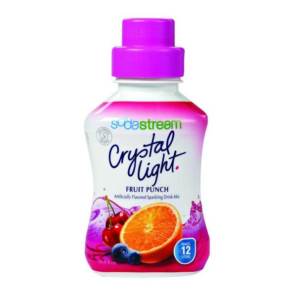 SodaStream 500ml Soda Mix - Crystal Light Fruit Punch (Case of 4)