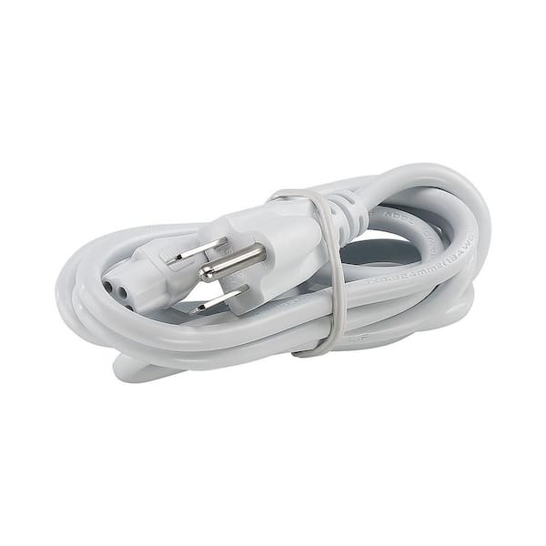 White Under Cabinet Power Cord