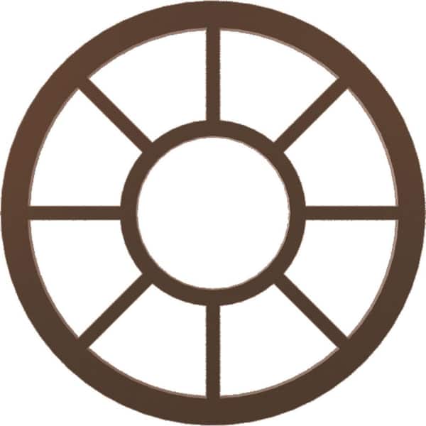 Ekena Millwork 18 in. O.D. x 4 in. I.D. x 1/2 in. P Grace Architectural Grade PVC Pierced Ceiling Medallion