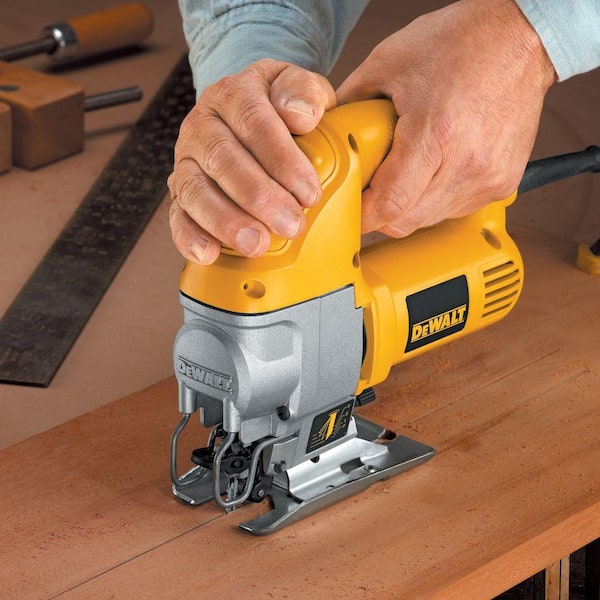DEWALT 5.5 Amp Corded Variable Speed Jig Saw Kit with Bag DW317K The Home  Depot