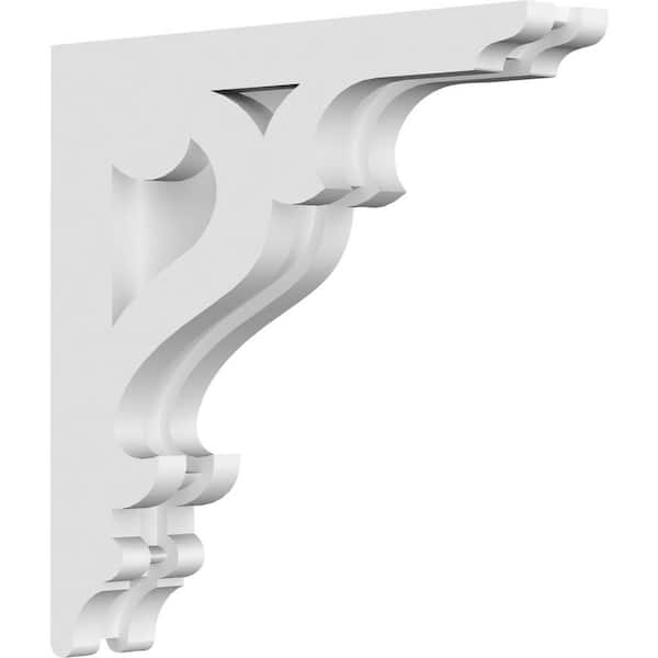 Ekena Millwork 1-7/8 in. x 10 in. x 10 in. PVC Brontes Corbel