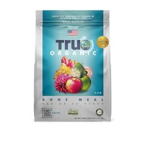 4 lbs. Organic All Purpose Bone Meal Dry Fertilizer, OMRI Listed, 7-7-0