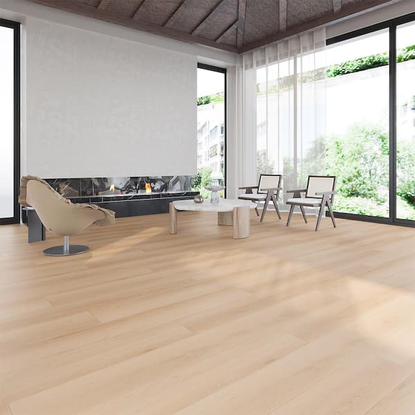 Coastal Bodega 12 mm Thick x 9.37 in. Wide x 87.20 in. Length Waterproof Laminate Wood Flooring (28.42 sq. ft./Case)