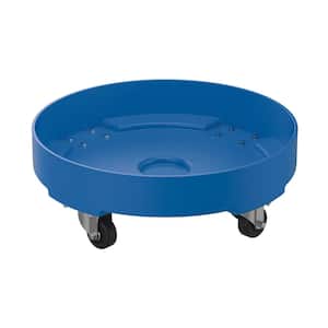 30 Gal. Drum Dolly Ld Poly, Blue