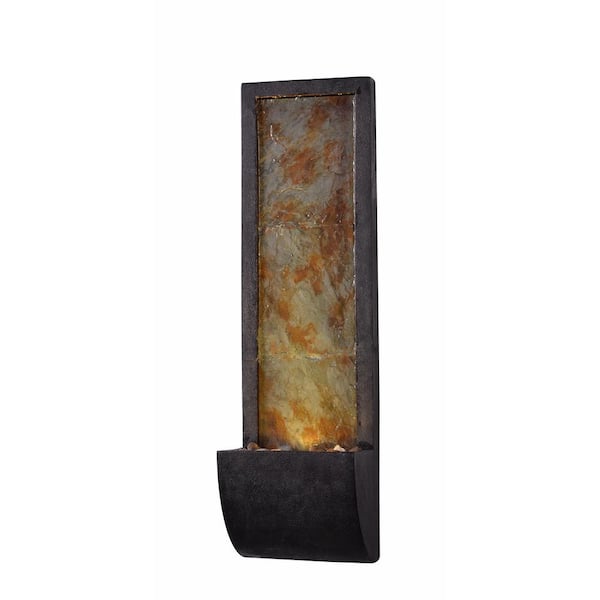 Kenroy Home Triptych Resin and Slate Indoor Wall Fountain