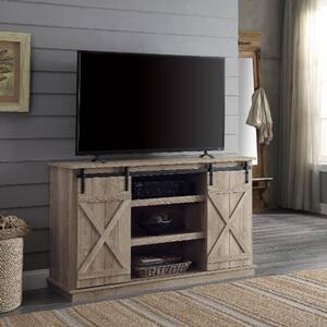 54 in. Oak TV Stand Fits TV's up to 64 in.