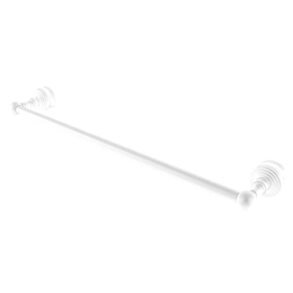 Allied Brass Waverly Place 24 in. Over-the-door Shower Door Towel Bar in Matte White
