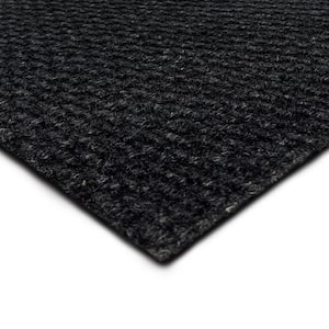 Grizzly Hobnail - Charcoal - Gray Commercial 24 x 24 in. Peel and Stick Carpet Tile Square (40 sq. ft.)