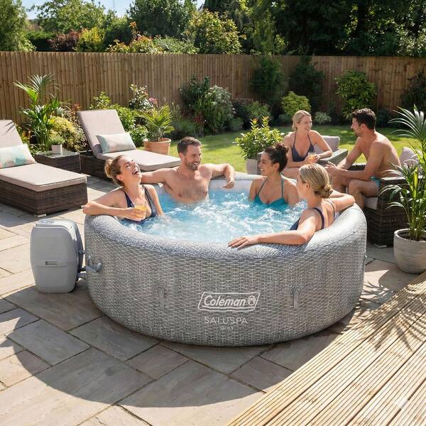 Coleman 120-Volt Sicily 7-Person 180-Jets Person AirJet Inflatable