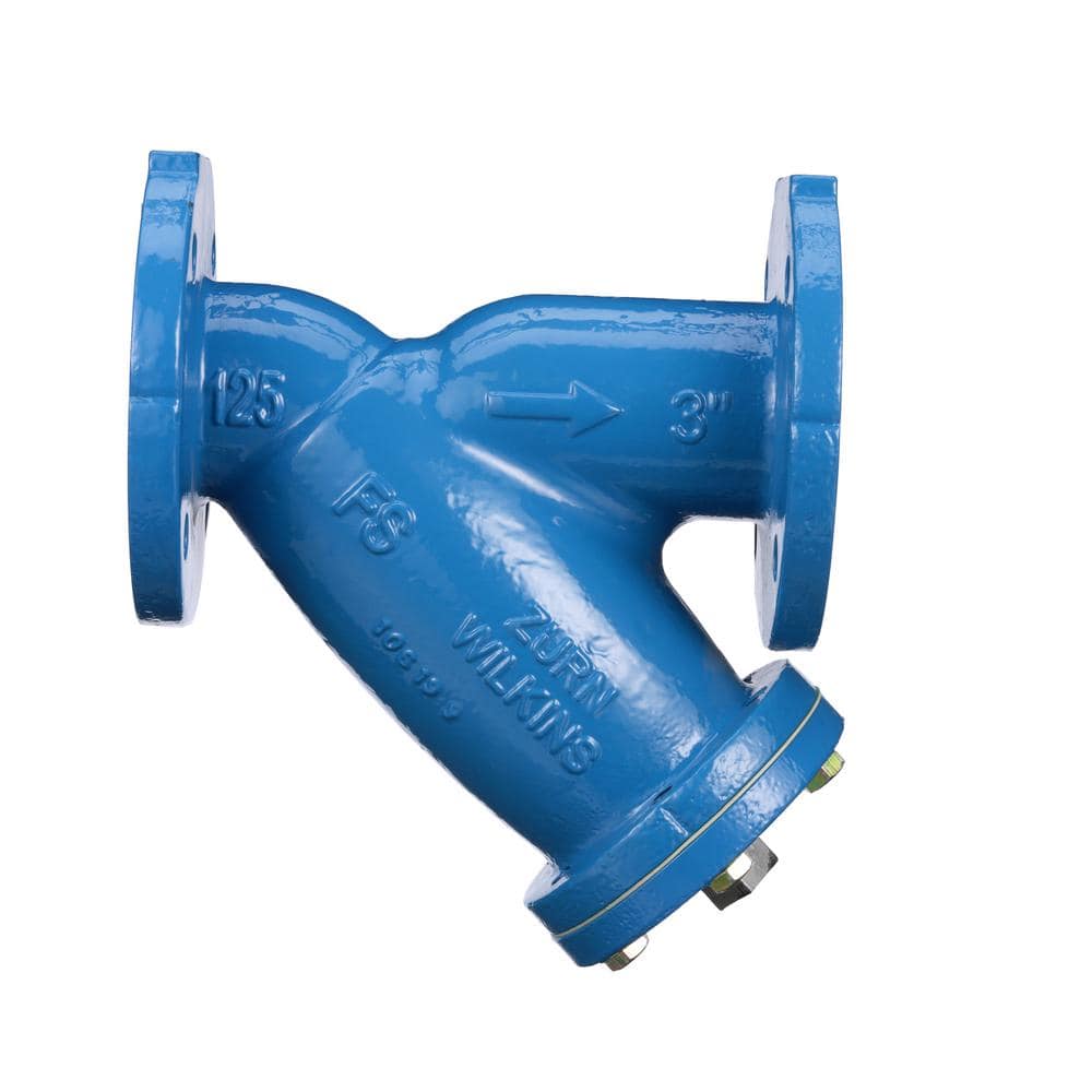Durable ductile iron Y type filter and strainer with flange