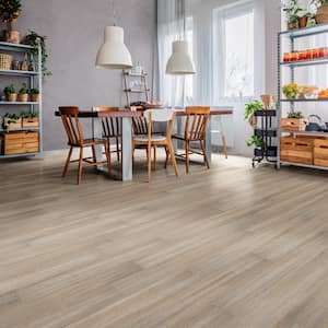 Mojave 9/32 in. T x 5.2 in. W Waterproof Hand Scraped Engineered Bamboo Flooring (13.1 sqft/case)