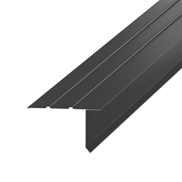 Amerimax Home Products F5M x 10 ft. Black Aluminum Drip Edge Flashing