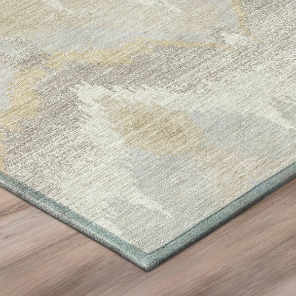 Chantille Machine Washable Indoor/Outdoor Abstract ACN2926 Ivory 10 ft. x 14 ft. Area Rug