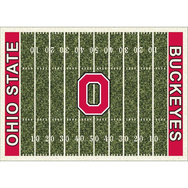 IMPERIAL Ohio State University 4 ft. by 6 ft. Homefield Area Rug