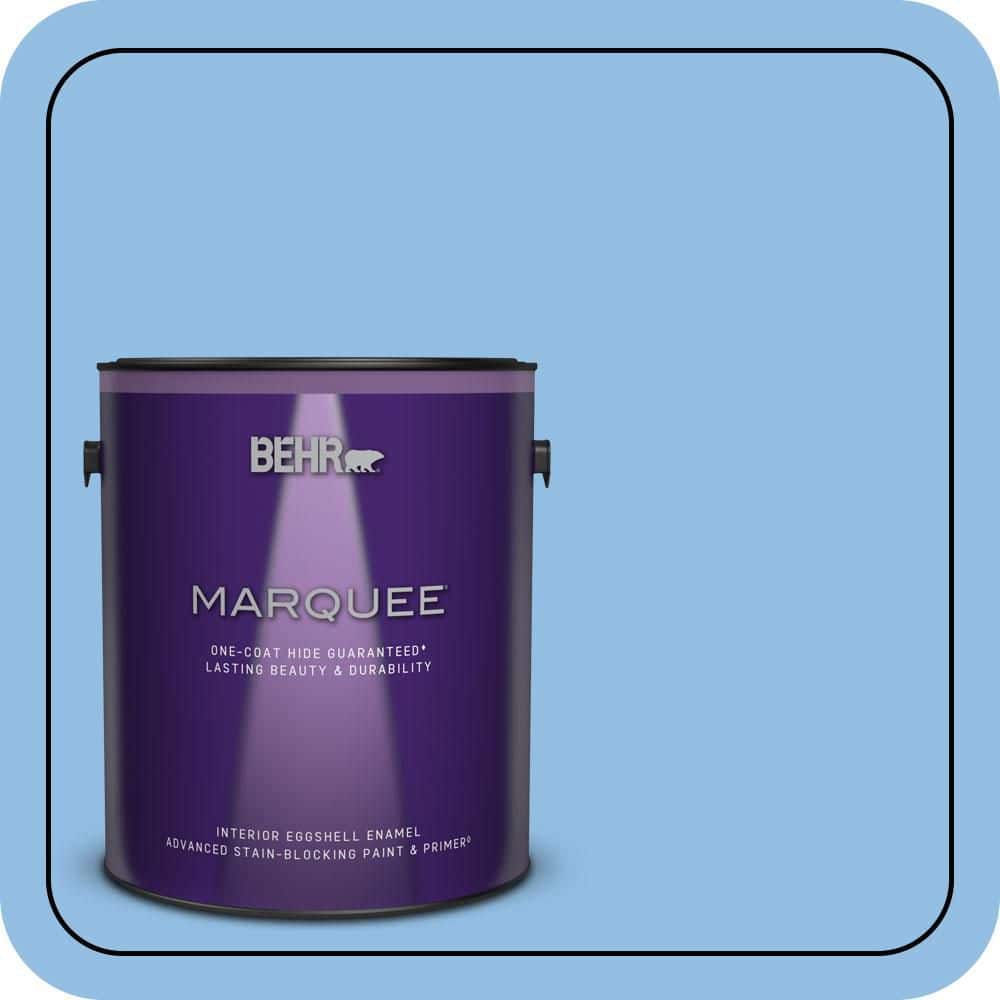 1 gal. #P520-3 Toile Blue Eggshell Enamel Interior Paint & Primer price history on PriceWatchPro