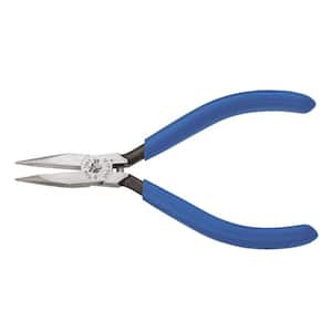4 in. Midget Long-Nose Pliers with Slim Nose and Spring