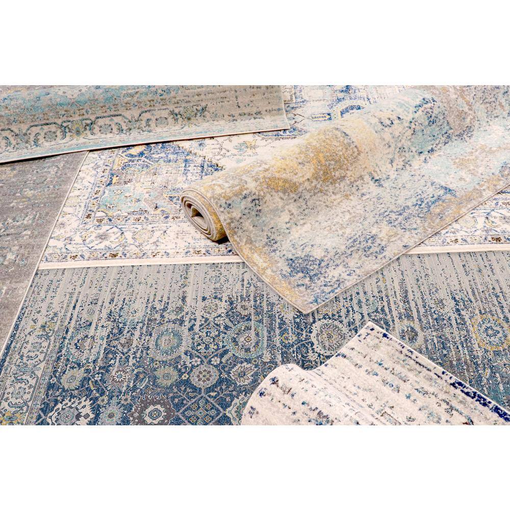 Chelsea Gray Floral Synthetic Rectangular Area Rug