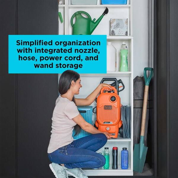 BLACK+DECKER 1850 PSI 1.2 GPM Cold 