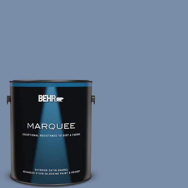 BEHR MARQUEE 1 gal. #590F-5 Magic Spell Satin Enamel Exterior Paint & Primer