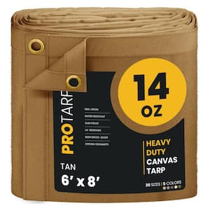 PROTARP Extreme Heavy Duty 20 OZ Water Resistant Canvas Tarp