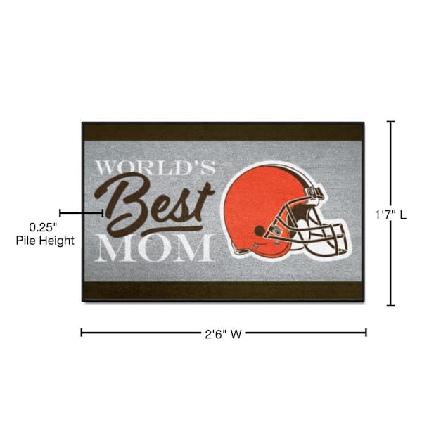 FANMATS Cleveland Browns Starter Mat - World's Best Mom