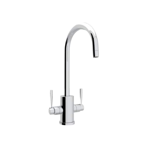 Holborn Kitchen 2-Handle Bar Faucet in Polished Chrome