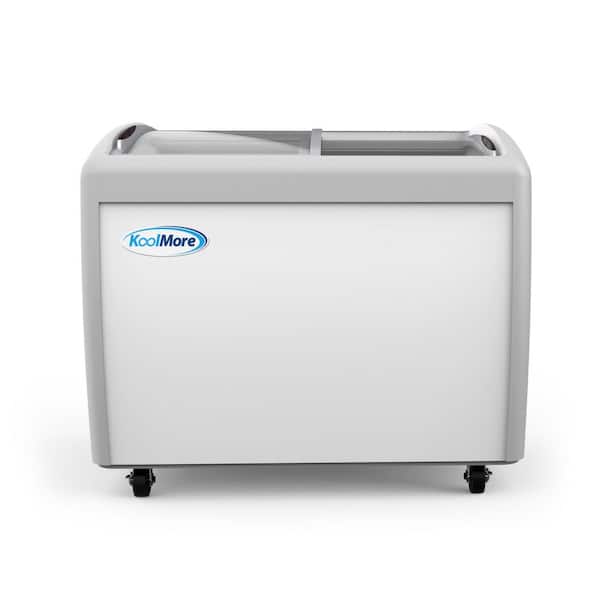 12 cu. Ft. Manual Defrost Commercial Glass Top Display Chest Freezer