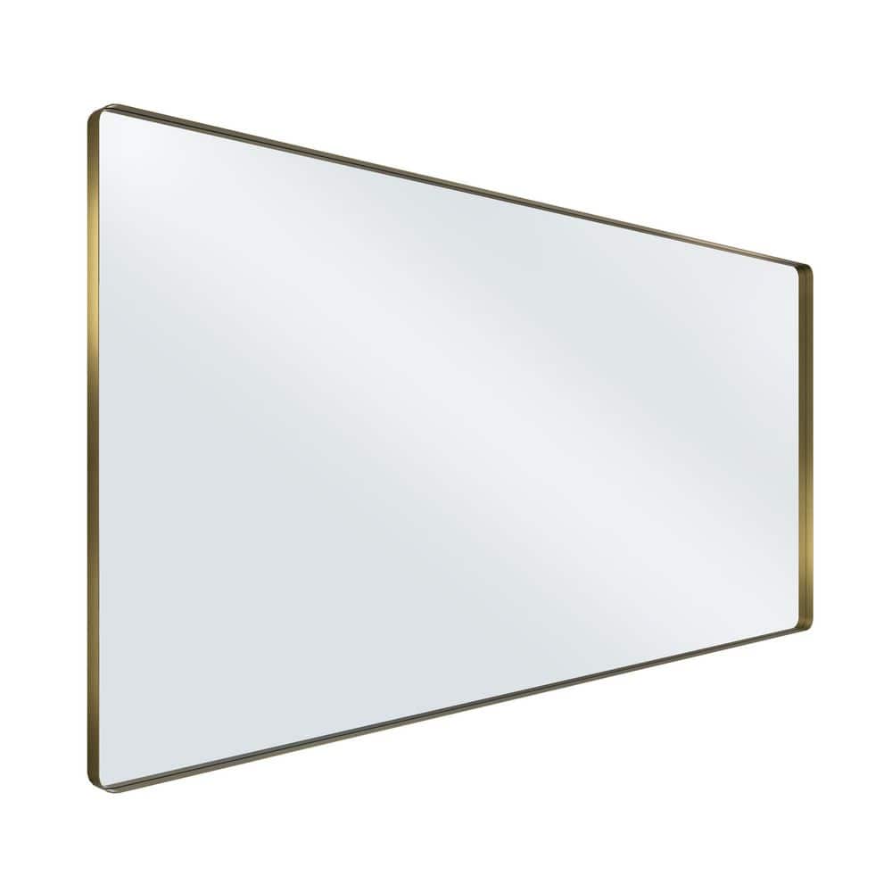 Rizitoc 72 in. W x 32 in. H Rounded Rectangle Framed Wall Bathroom ...