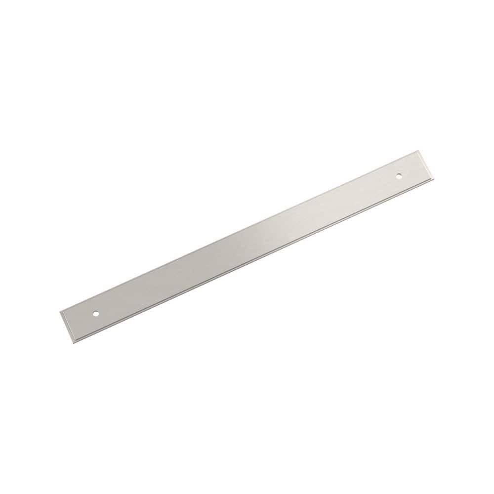 Maymont 10-1/16 in. Center-to-Center Rectangle Satin Nickel Pull Cabinet Backplate price history on PriceWatchPro
