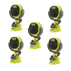 ONE+ 18V Cordless VERSE Clamp Speaker 5-Pack (Tools Only)