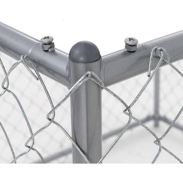 Chain link dog run home clearance depot