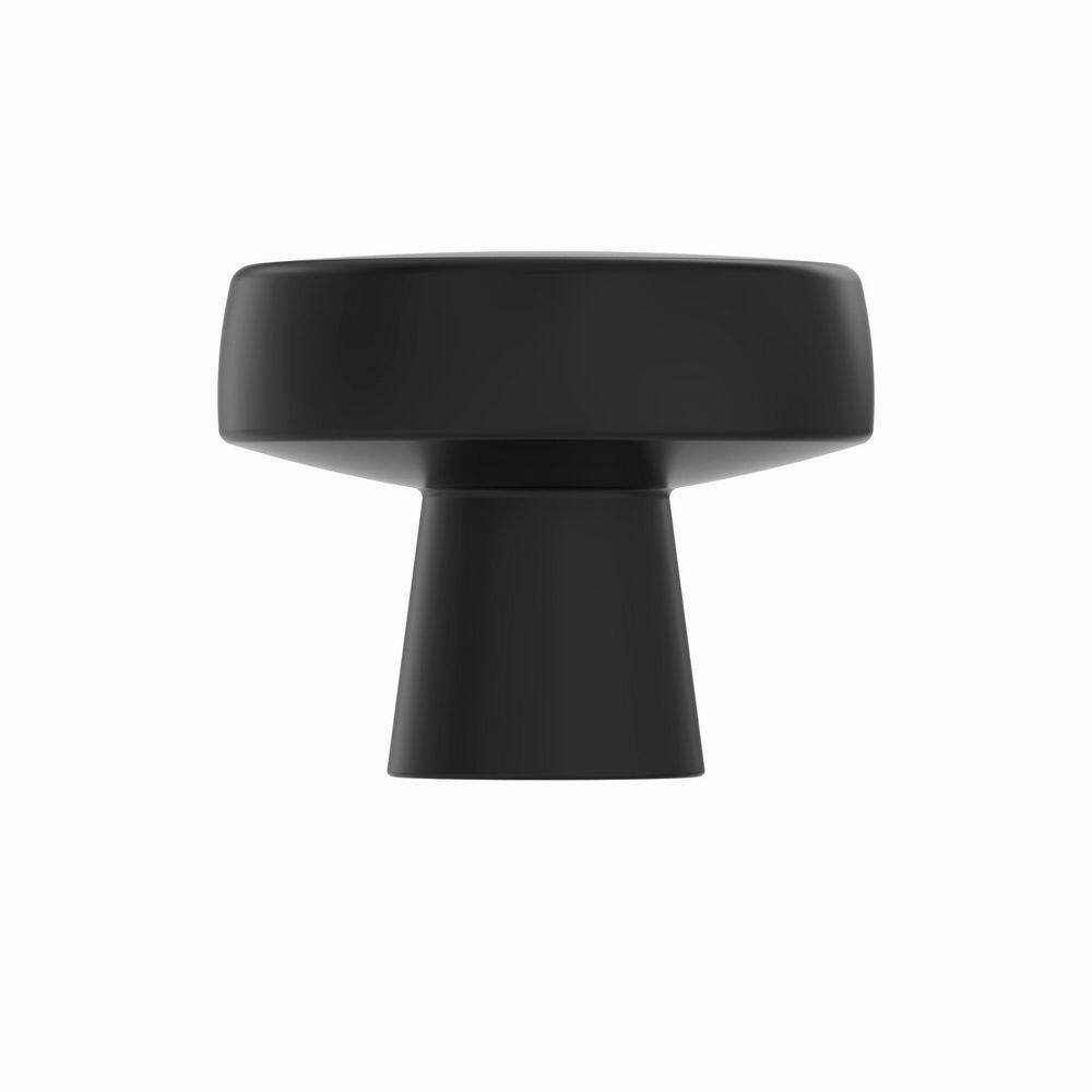 10-Pack Halston 1-5/16 in. (33mm) Classic Matte Black Round Cabinet Knobs price history on PriceWatchPro