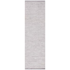 Montauk Silver 2 ft. x 8 ft. Solid Color Runner Rug