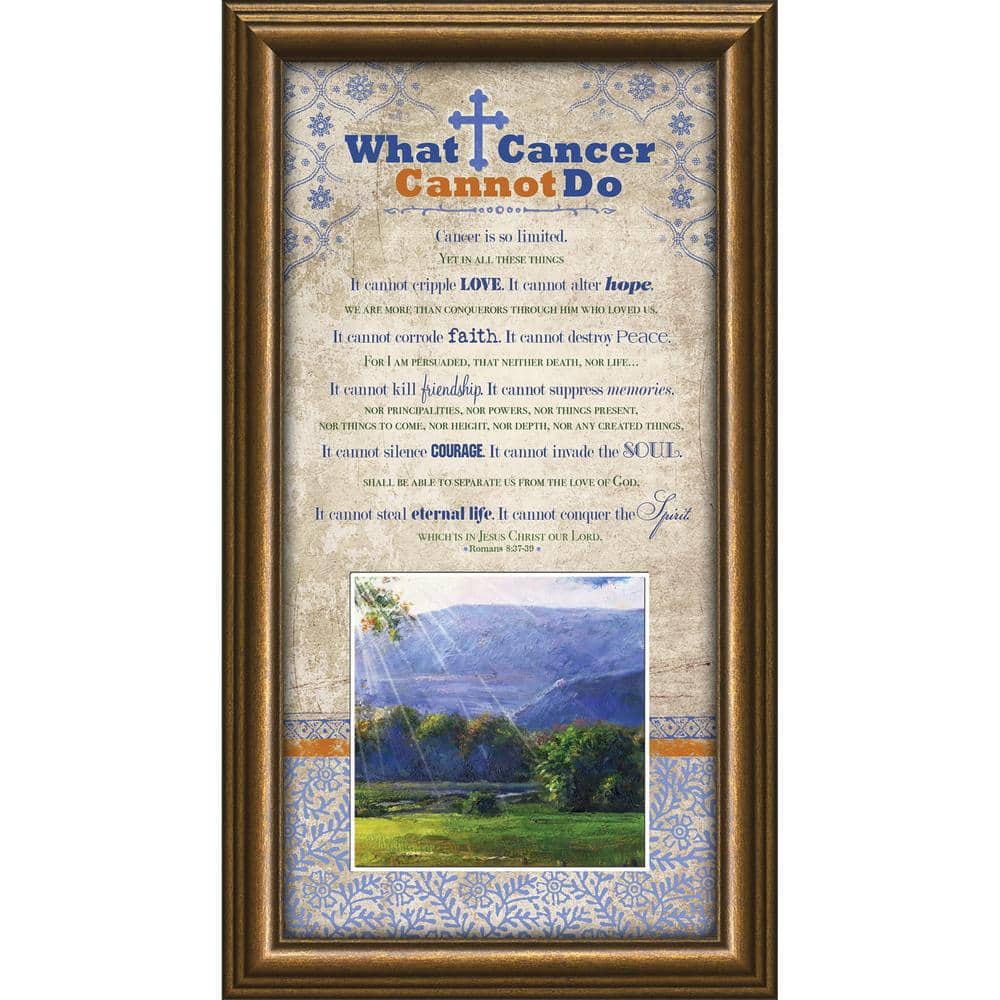 Gifts for all Occasions What Cancer Cannot Do By Carpentree Framed Art