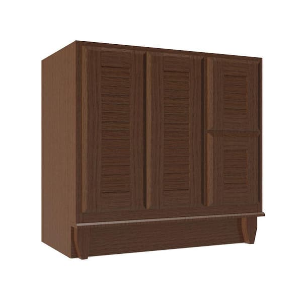 Home Decorators Collection Anderby Creek 36 in. Vanity Cabinet Only in Storm